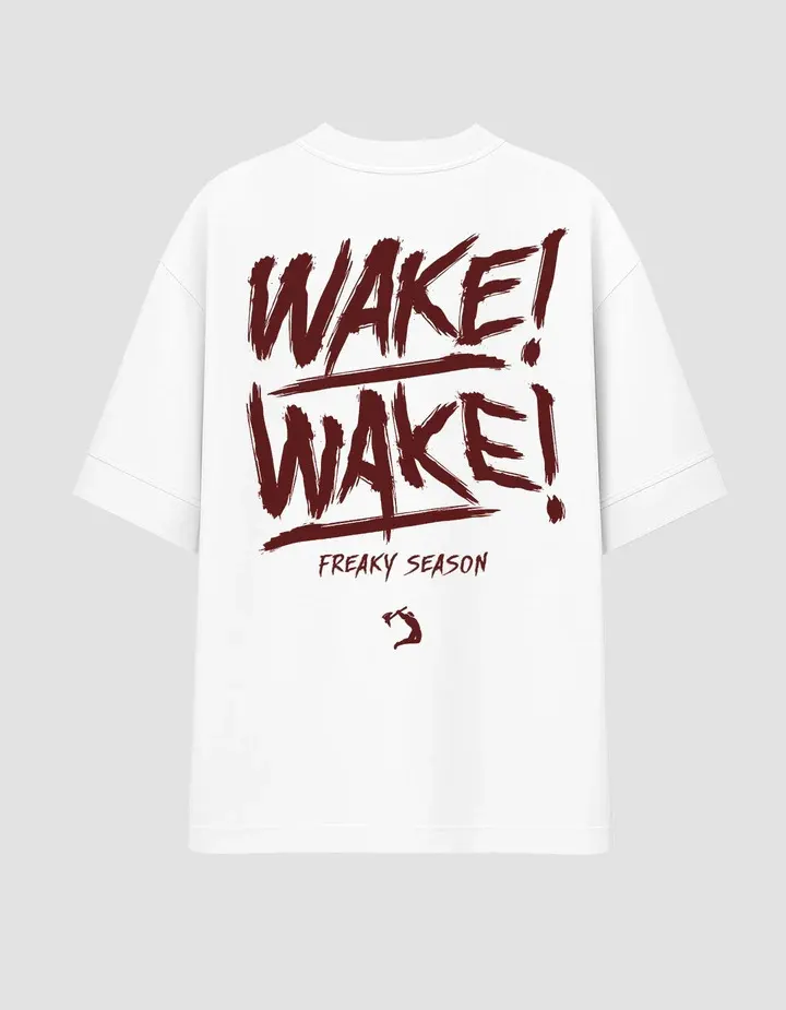 Oversized - Wake Wake Branco - Freaky Season