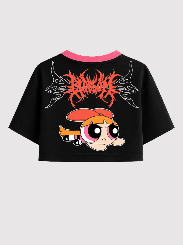 Cropped Oversized PPG - Blossoms